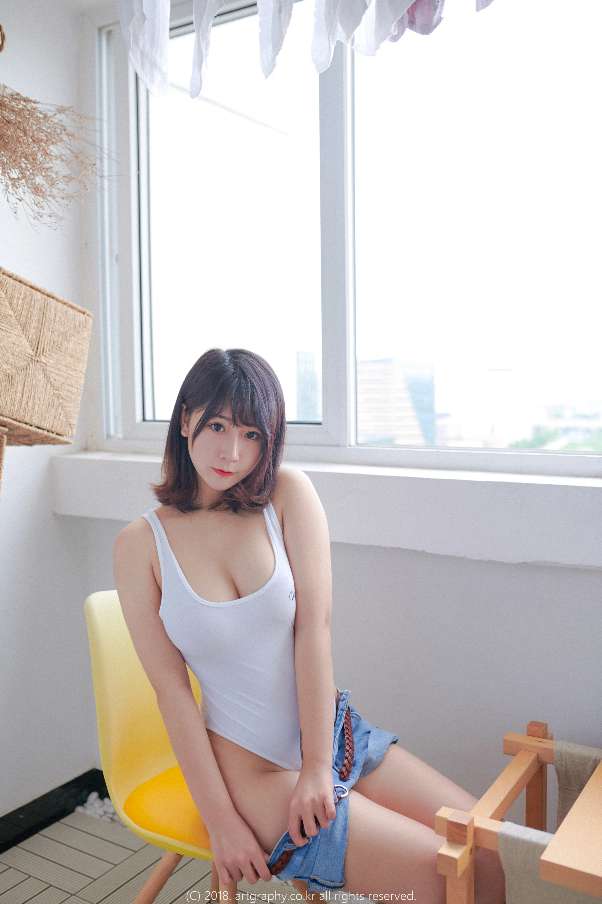 猫九酱Sakura - NO.02 白色连体衣 2