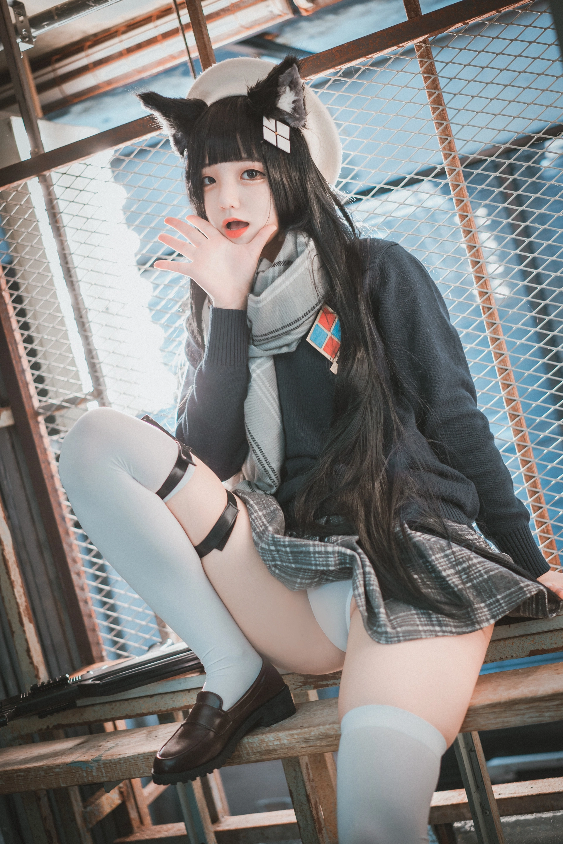Jenny (정제니) - NO.19 [DJAWA] Type95 Pure White Graduation (Girls Frontline) 2