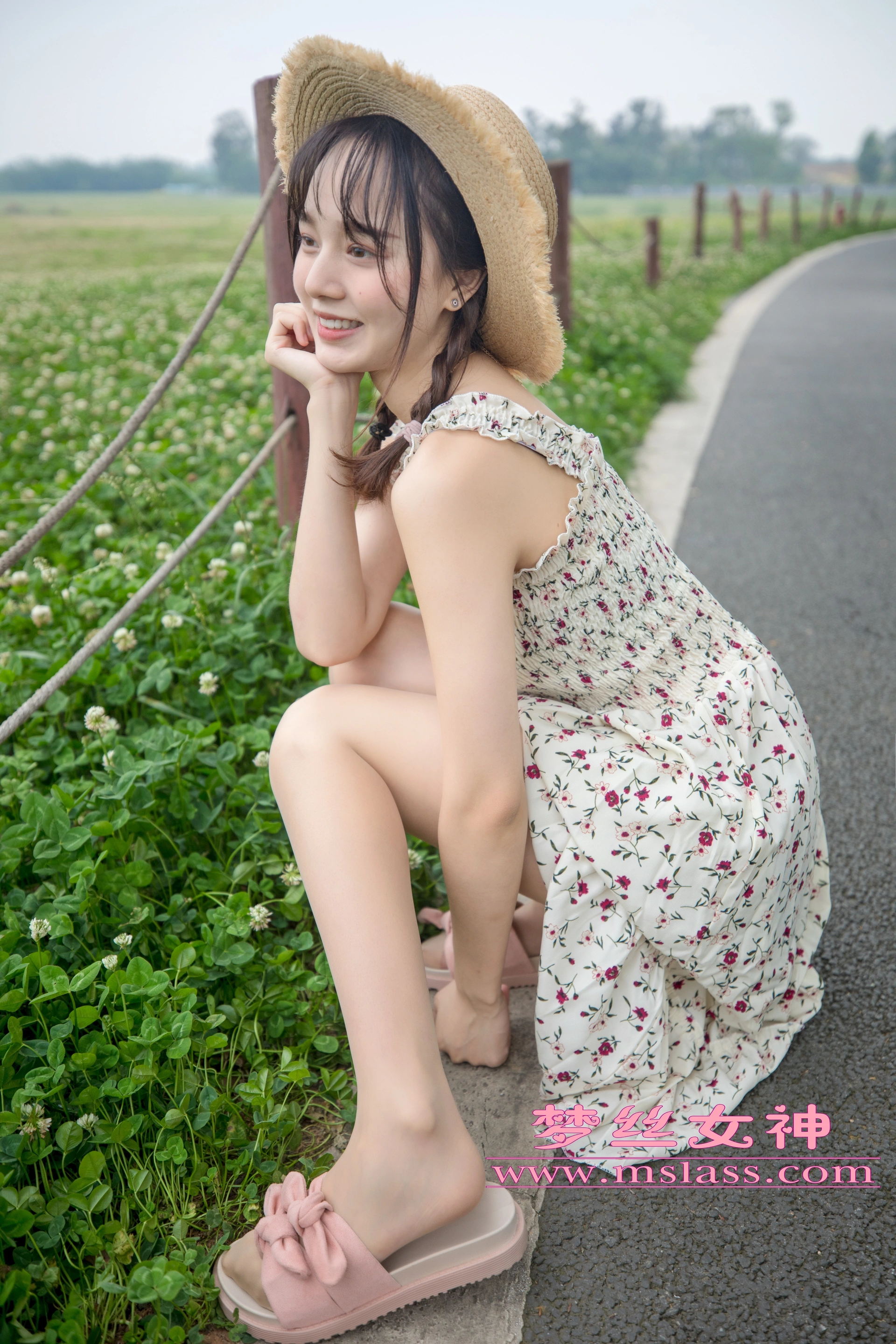 MSLASS梦丝女神 - 2019.05.13 NO.016 玥玥 田园的萌妹 3